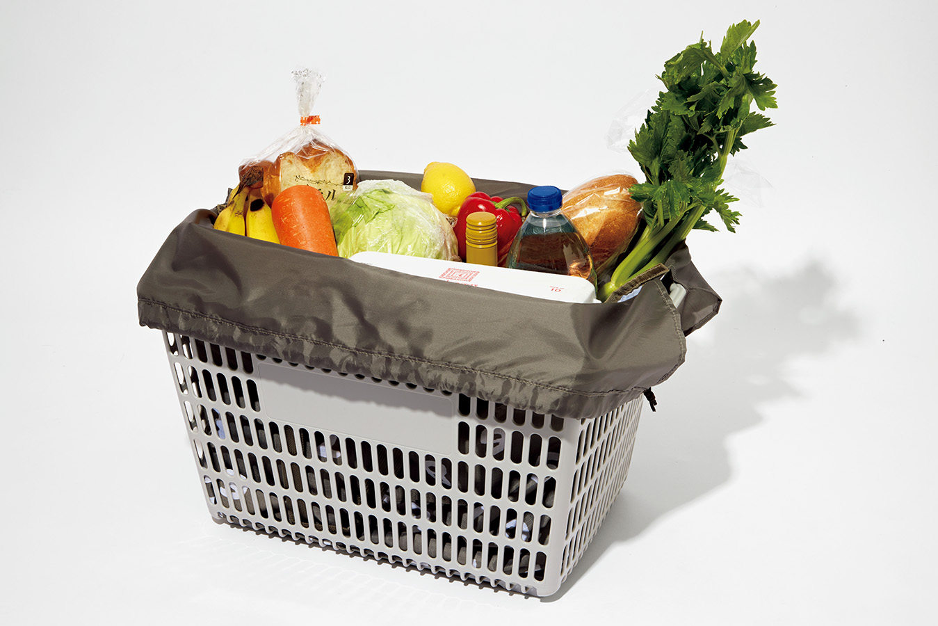 レジのかごにセットできる！お買い物で大活躍