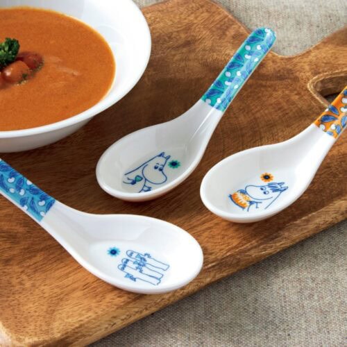 大人のおしゃれ手帖 2026年5月号増刊 付録【ムーミンと仲間たちのレンゲ５本セット】 食事に添えて彩りよく