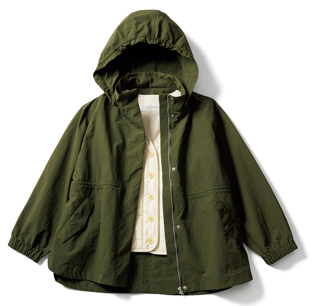 ブルソン¥25,300/ポンデシャロン(マイク・グレー)、ベスト¥30,800/プレインピープル(プレインピープル青山)