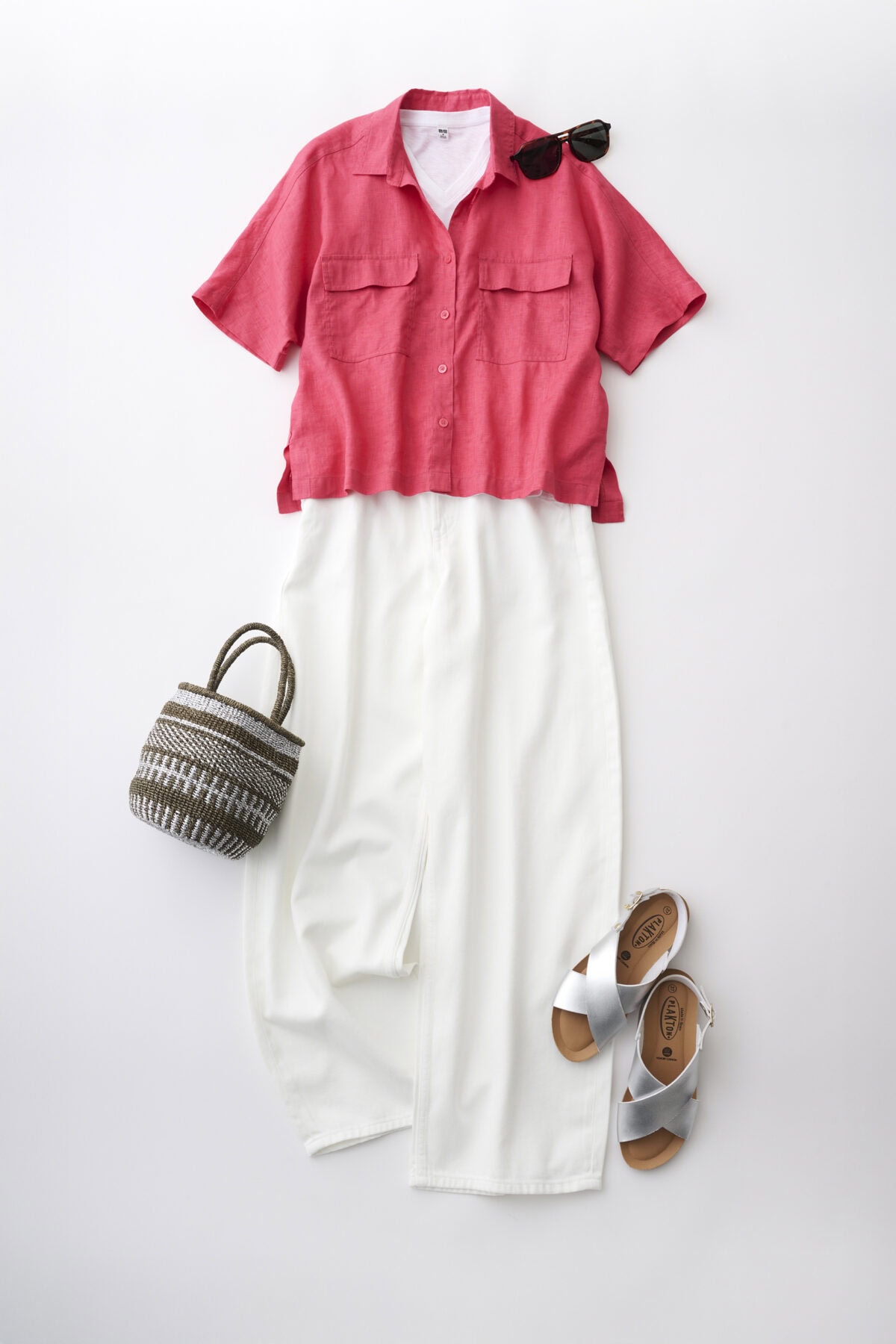 【ユニクロで指名買い】スラブジャージーVネックT￥1,500