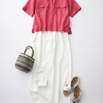 【ユニクロで指名買い】スラブジャージーVネックT￥1,500