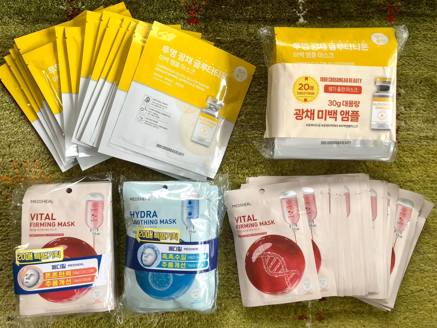 韓国で購入したシートマスク