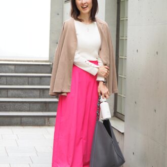 【スナップ】50代、コスパ良くおしゃれを楽しむなら……「GU」×「シーイン」で彩る春コーデ