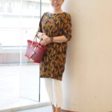 【スナップ】体形カバー＆おしゃれを意識！ チュニック×細身パンツのバランスに注目