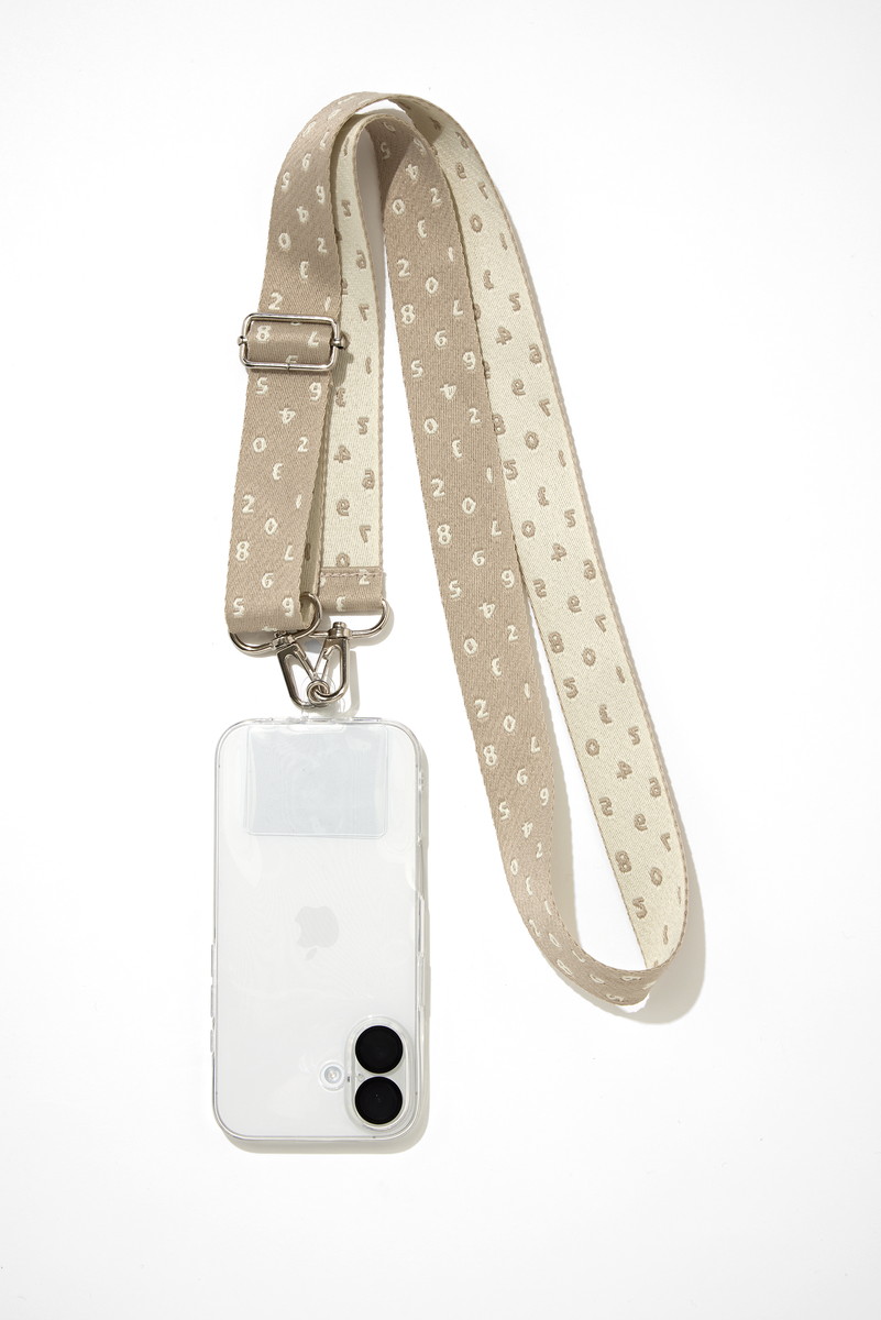 SOU・SOUコラボレーション付録　スマホポシェットのストラップの使用例