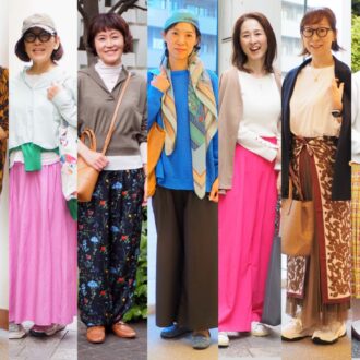 【1週間スナップ】50代の失敗しない柄&カラーコーデ7選 「無難見え」を卒業するヒント