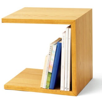 コの字の家具 オーク材 35cm（幅35×奥行30×高さ35cm） ¥6,990／無印良品