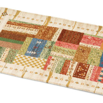 洗えるゴブラン織り玄関マット ギャべ（50×80cm） ¥1,280／カインズ　※一部店舗は取り寄せ対応