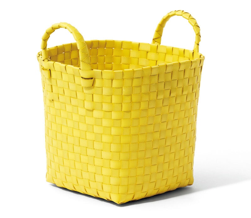 ポリプロピレン 梱包用バンド 小 イエロー(直径25×高さ20cm) ¥590/無印良品