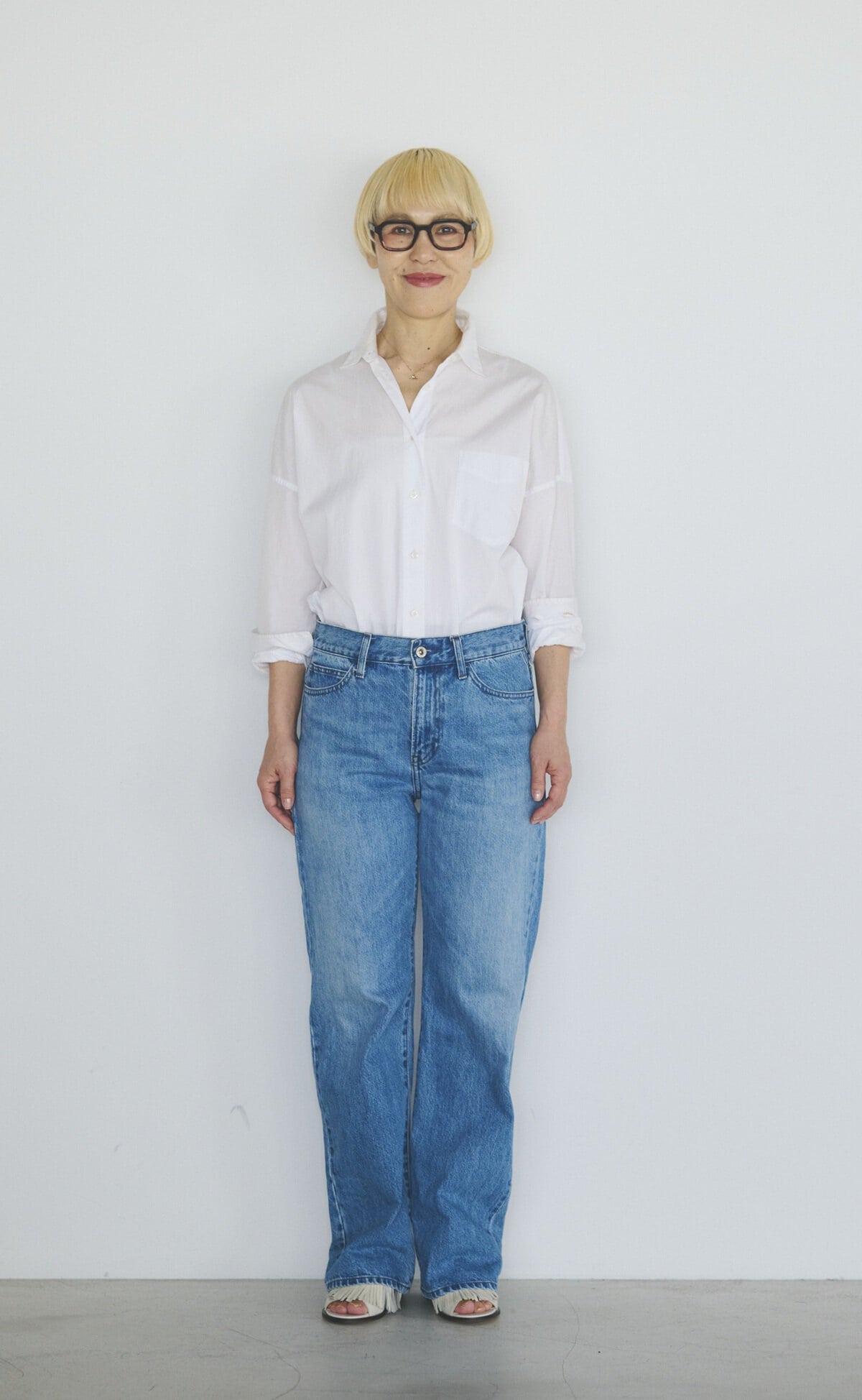 どこか懐かしいシルエットに注目。UNIQLO and JW ANDRESON ストレートジーンズ