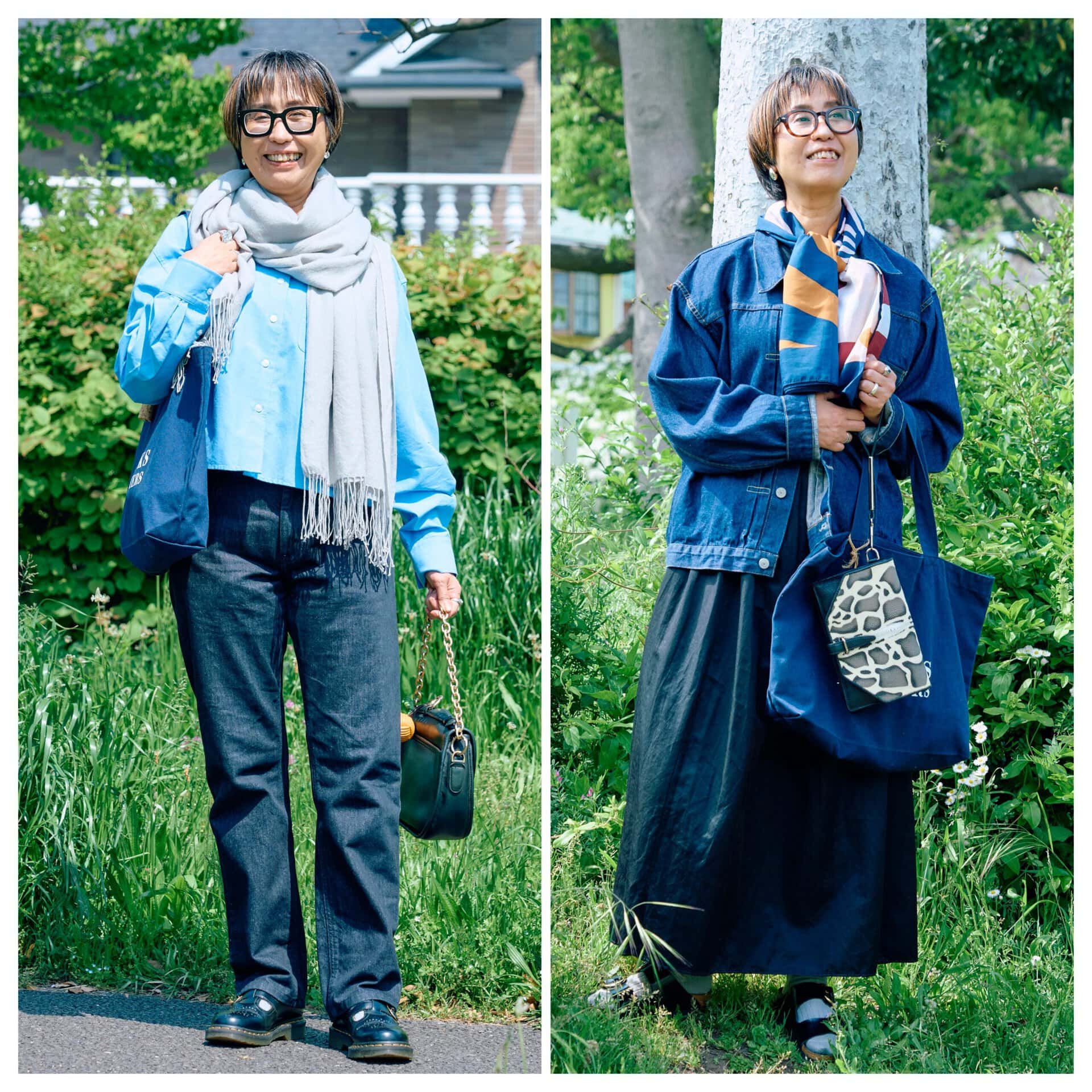 1週間コーデ】 黒デニムとGジャン 初夏のきれいめデニムスタイル2選 