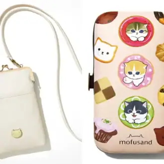 雑誌付録【ツモリチサト】「ねこ」がポイント！ 
がま口ポシェット＆【モフサンド】豪華･身だしなみ7点セット
大人のおしゃれ手帖6月号が同時発売！