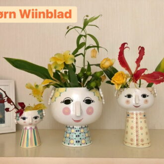 何を活けても可愛い♡ デンマークの国民的アーティスト「ビヨン・ヴィンブラッド」の花器