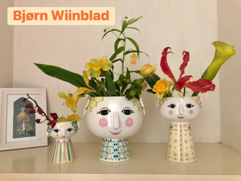 何を活けても可愛い♡ デンマークの国民的アーティスト「ビヨン・ヴィンブラッド」の花器