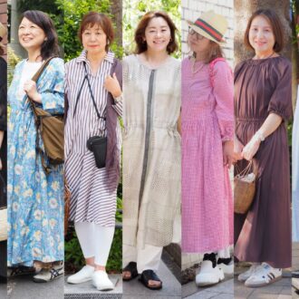 【1週間スナップ】気温25度の日、50代は何着る？ 軽やかワンピースコーデ7選