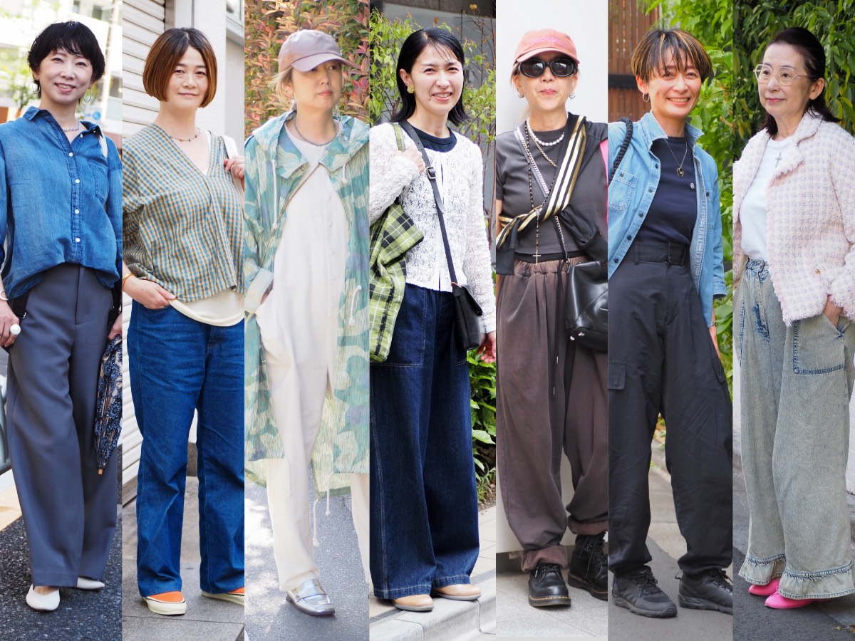 【1週間スナップ】50代のパンツスタイル実例7選を紹介！ きれい見えする大人カジュアルの秘訣