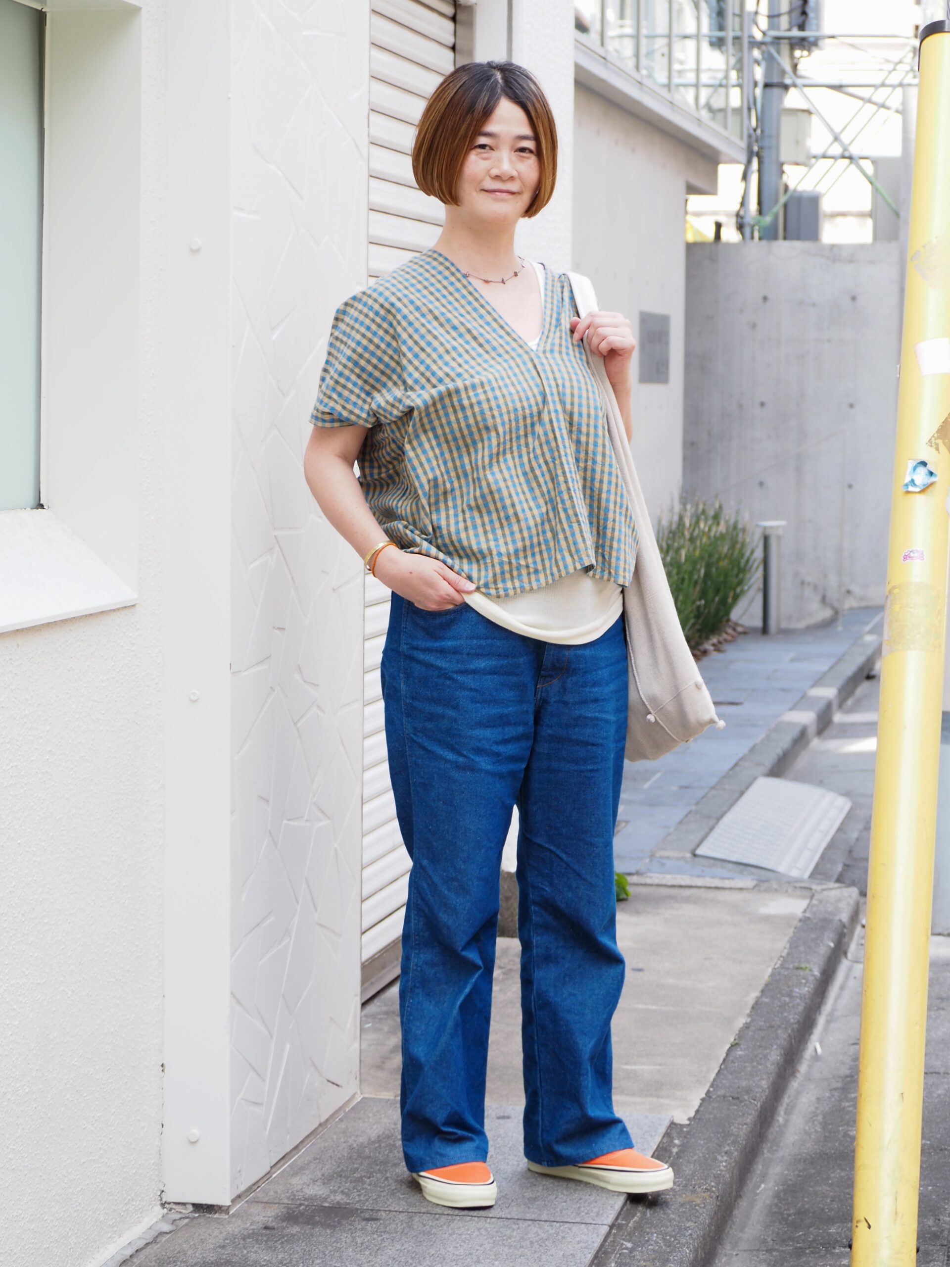 50代のデニムコーデ