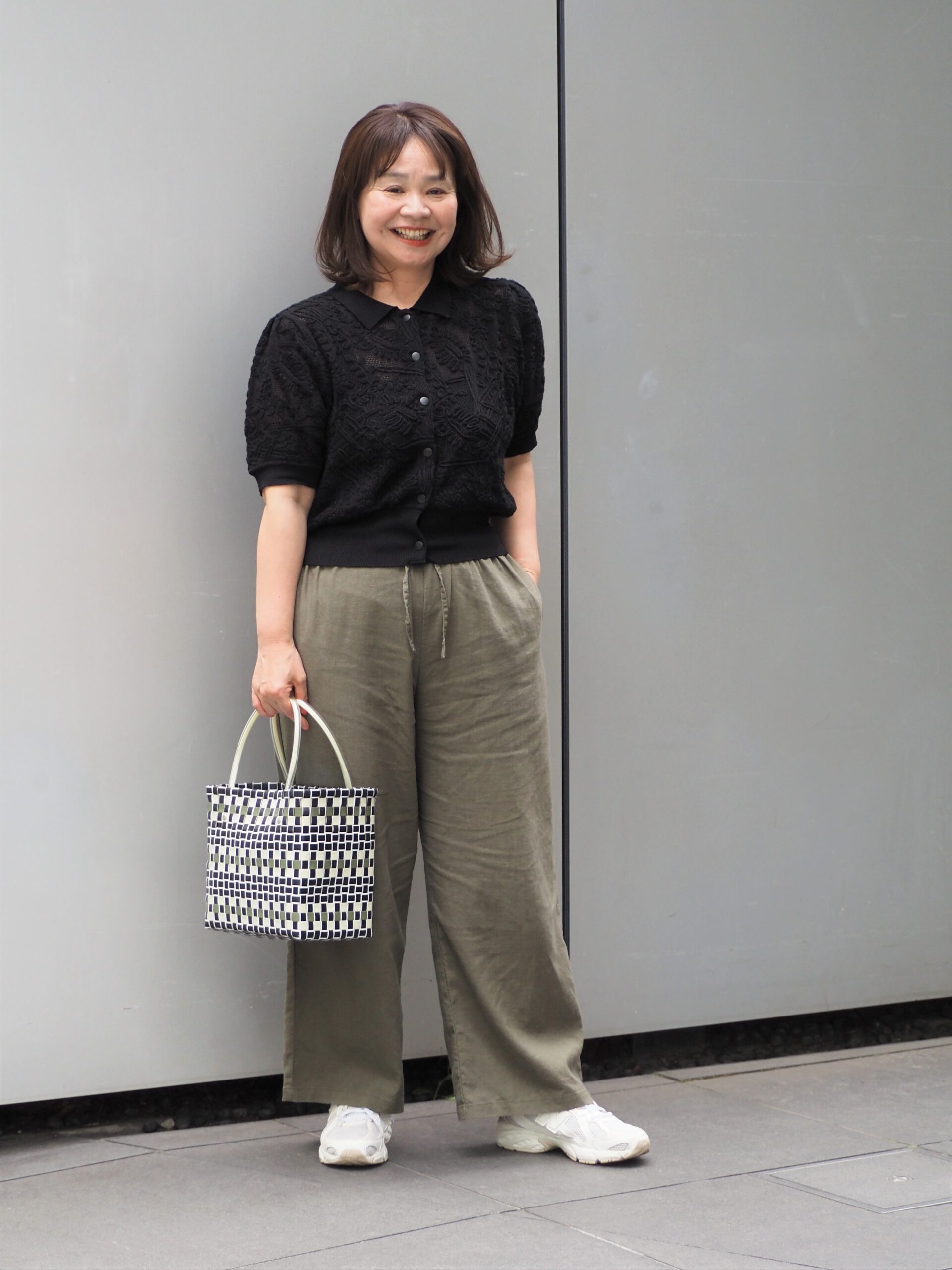 50代の初夏の装い