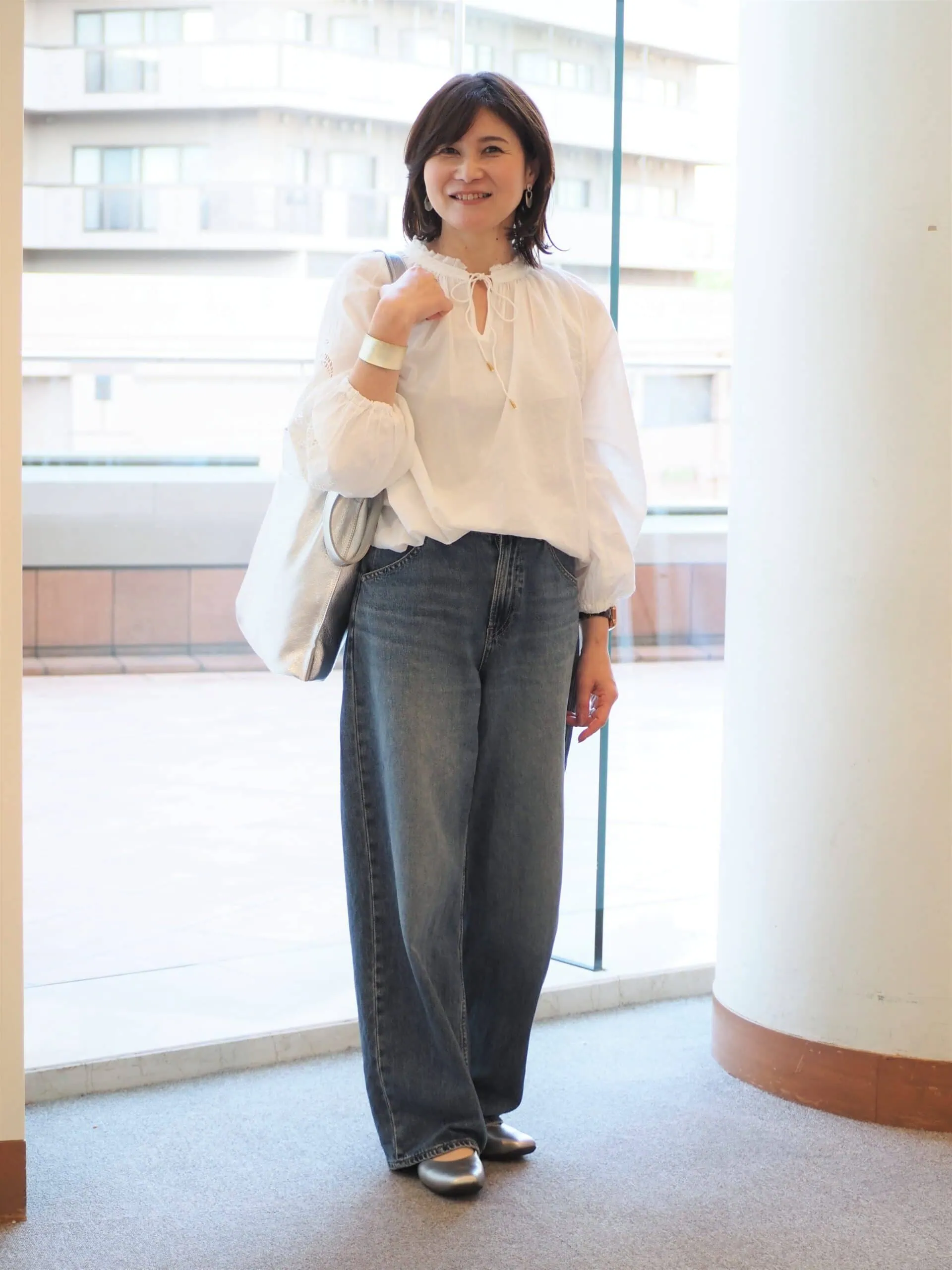 50代のユニクロデニムコーデ