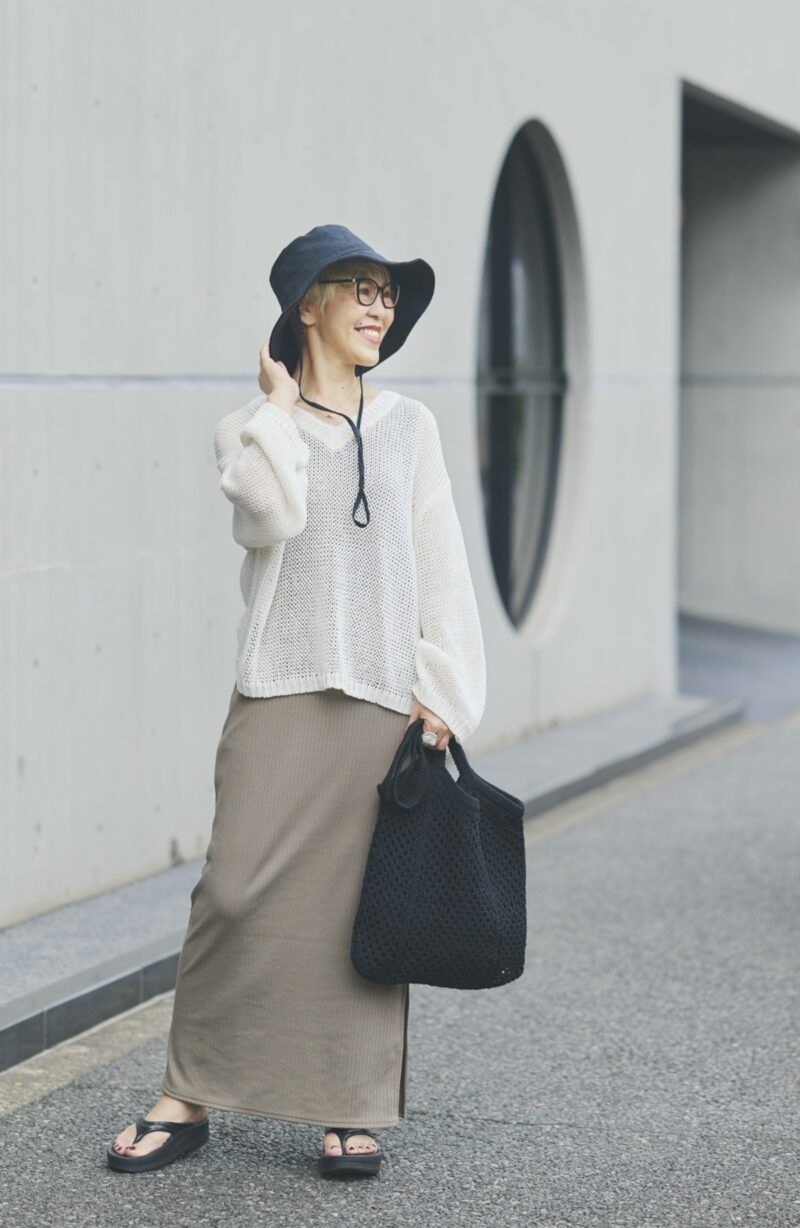 ２日目、日よけ＆接触冷感のアイテムで快適に