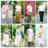 【1週間コーデ】
50代葉山暮らし。「20代からの愛用品」でつくる大人の夏カジュアル8選 
～ 桐野恵美さん #022 Emi Kirino～
