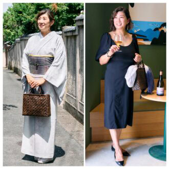 【1週間コーデ】
［夏着物と黒ワンピ］大人の夏フォーマルを涼やかに装う工夫
～〈土曜日・日曜日〉#021 Yumi Tuchiya～