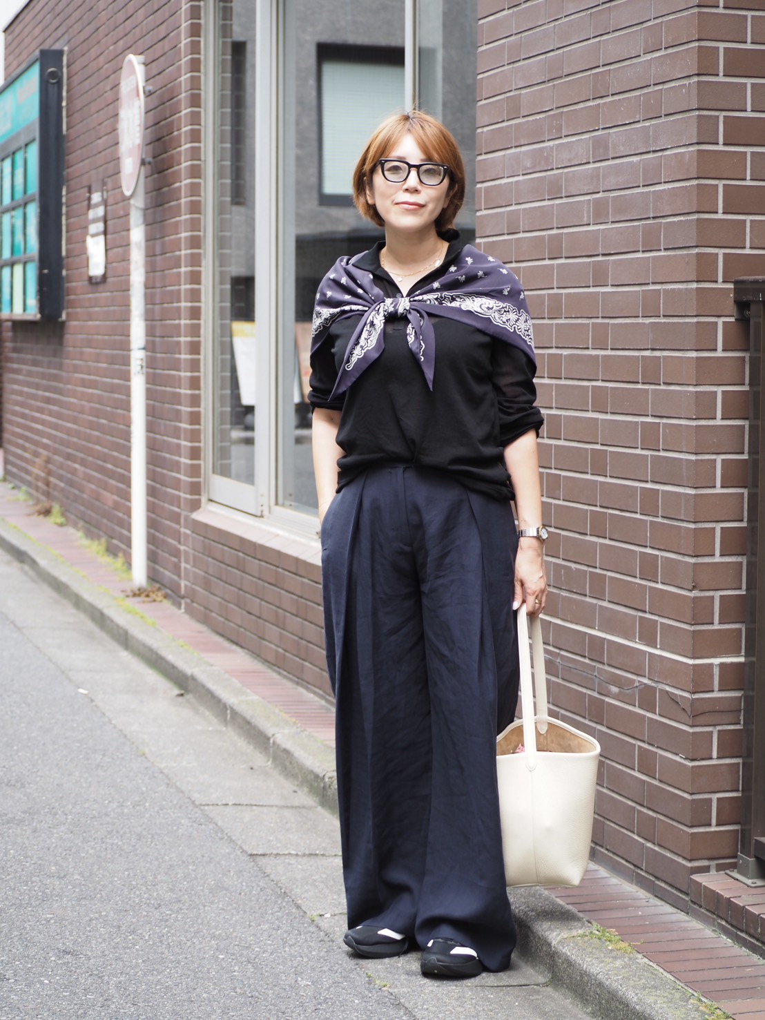 50代のシンプルコーデ
