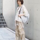【スナップ】「無印良品」＆「ニコアンド」をそつなく着こなす！ 夏の“涼しげベージュコーデ”の作り方