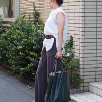 【スナップ】「ZARA」のベルト1本で印象ガラリ！ スタイルアップが叶う視覚マジックに注目