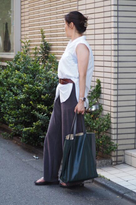 【スナップ】「ZARA」のベルト1本で印象ガラリ！ スタイルアップが叶う視覚マジックに注目