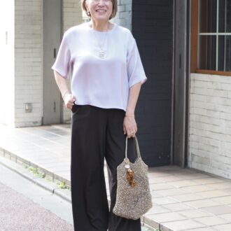 【スナップ】機能性抜群＆グッドプライスな「ユニクロ」Tシャツがあれば◎ 装いが高見えする小物使いも必見