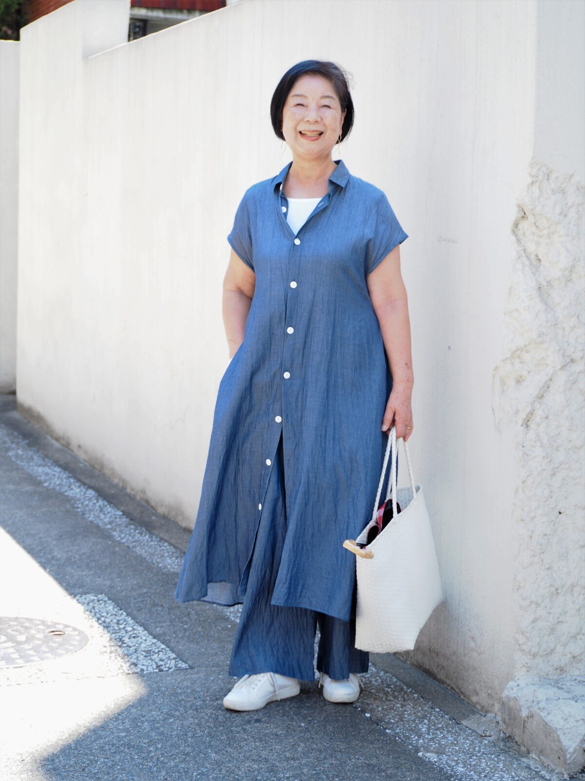 【1週間スナップ】50代は素材で差がつく! 35℃超えの猛暑を乗り切る快適素材コーデ7選