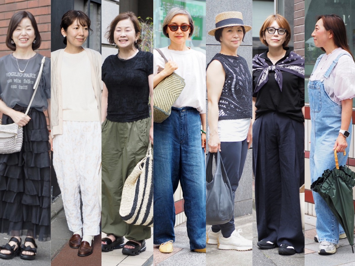 【1週間スナップ】50代の夏コーデは「引き算」が正解!シンプルでステキな着こなし7選