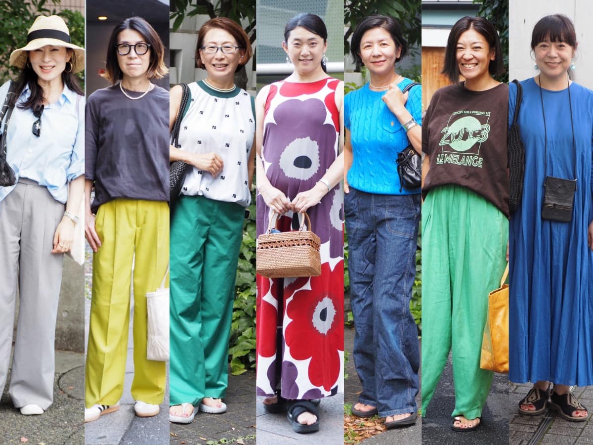 【1週間スナップ】50代は何色を選ぶ? おしゃれさんに学ぶ、夏のカラーコーデ7選