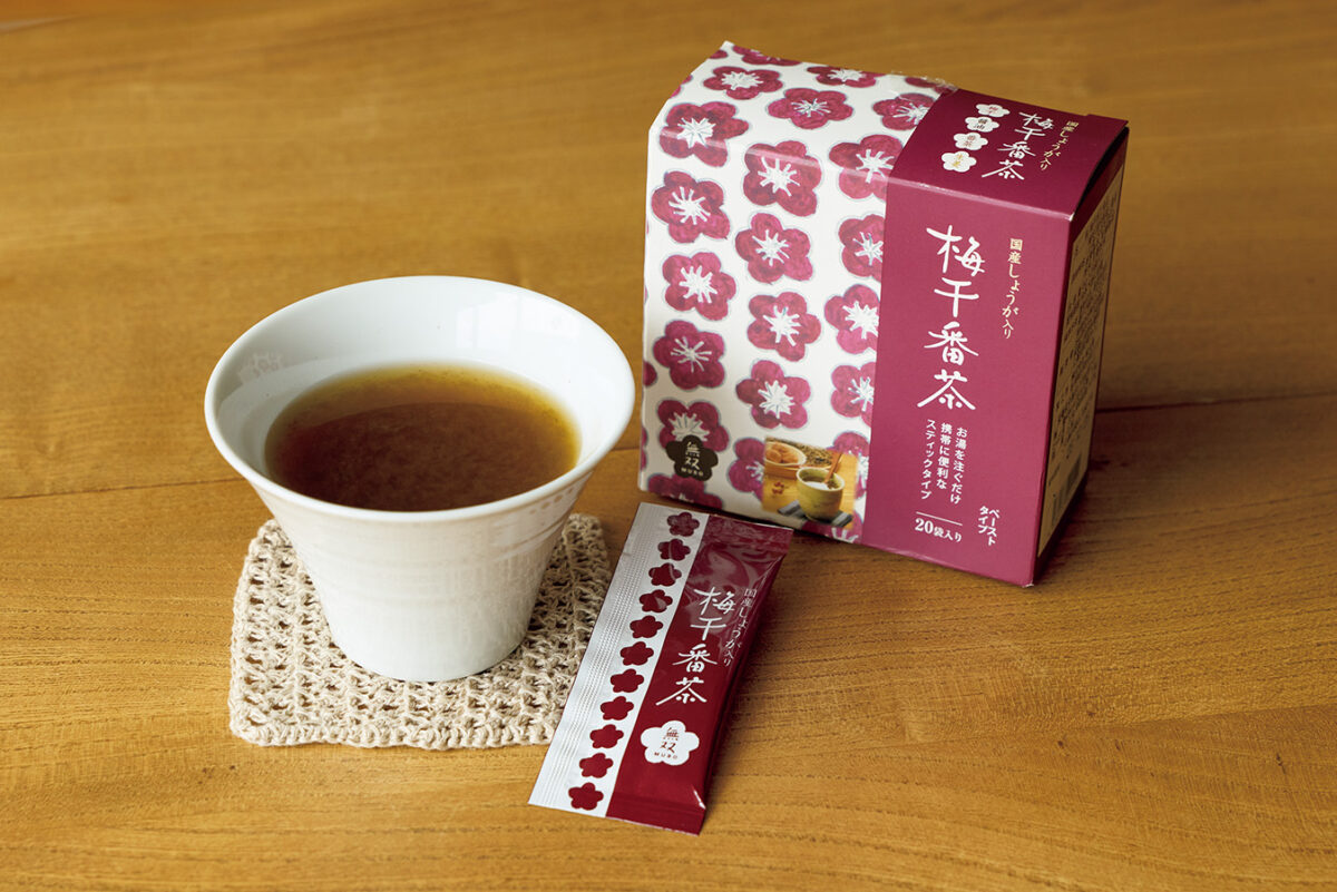 国産しょうが入り梅干番茶スティック(8g×20袋)¥1,620/ムソー食品工業(株)通販部