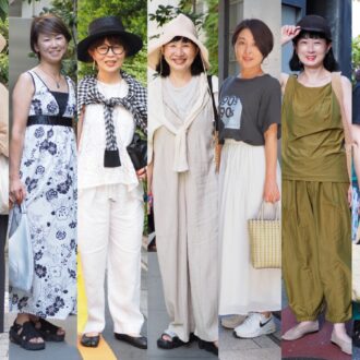 【1週間スナップ】50代の「暑くて服選びに困る……」を解決！ 軽やか素材の夏コーデ7選（8月3日～9日）