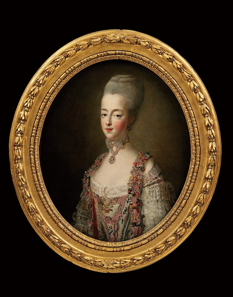 トップ掲載作品：コートドレスのマリー・アントワネット フランソワ゠ユベール・ドルーエ　1773 年　 油彩、カンヴァス　63.5 × 52cm ヴィクトリア＆アルバート博物館蔵　 ©Victoria and Albert Museum, London