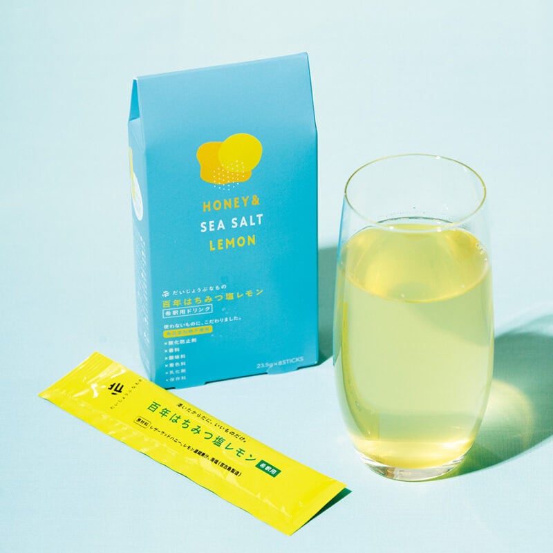 たかくら新産業 百年はちみつ塩レモン 〈希釈用〉 23.5g × 8 本 ¥2,160 /たかくら新産業