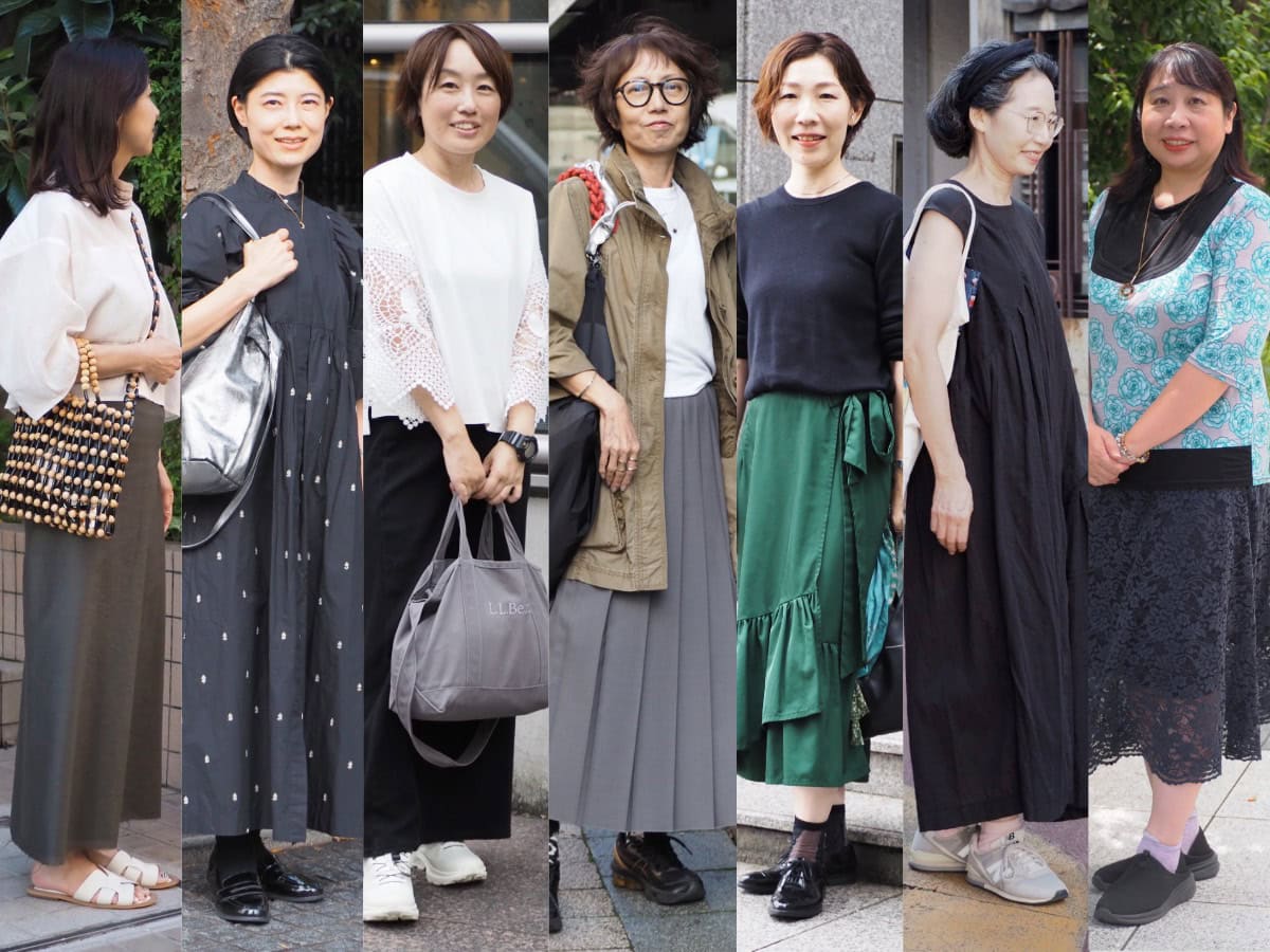 【1週間スナップ】50代のワンピース&スカートが見違える!マンネリを防ぐ着こなし7選