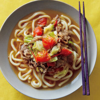 ラグマン風牛肉うどん
