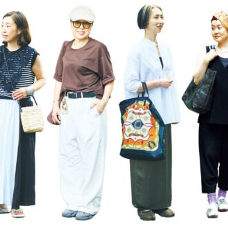 いつもの服が見違える！ 50代おしゃれさんの小物使い4選