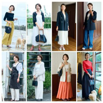 【1週間コーデ】
きちんとなのにラフ！50代が真似したい「高見えカジュアル」8選
～寺坂 薫さん#024 Kaoru Terasaka～