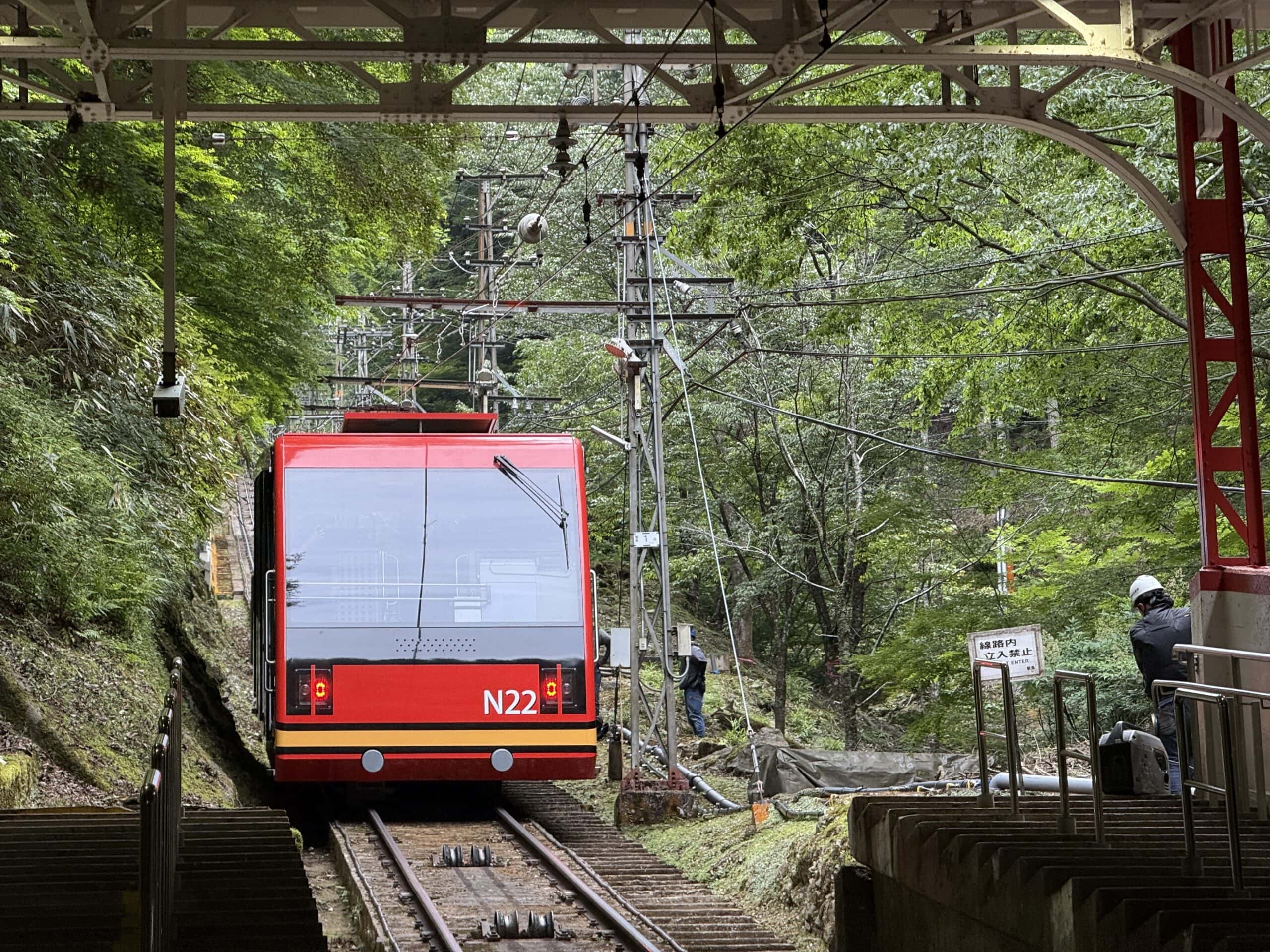 極楽橋駅　高野山ケーブルカー
