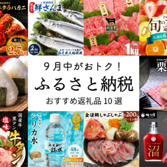 【「ふるさと納税」は9月までがおトク！】“ふるさと納税王子”おすすめ返礼品10選