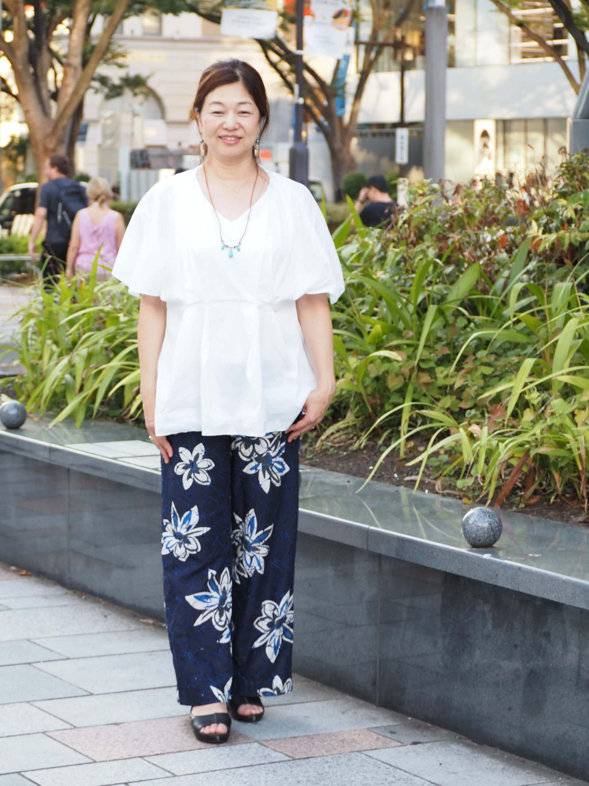 50代のリラックスコーデ