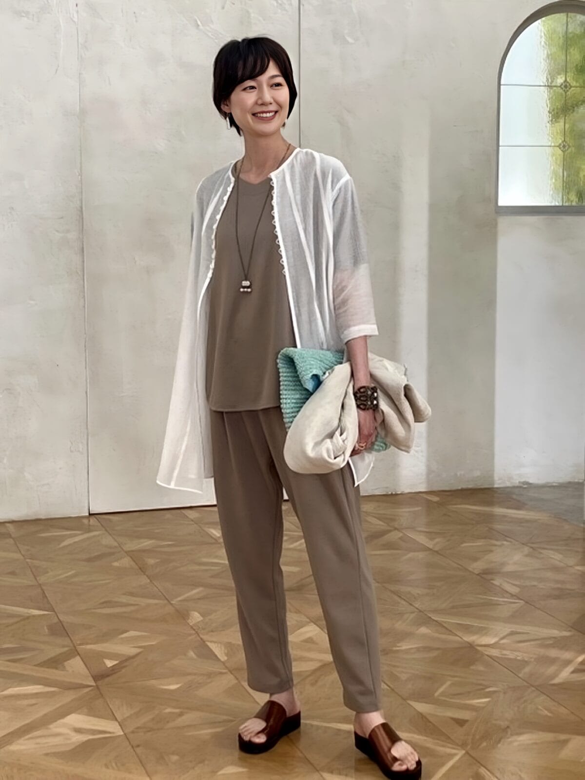 初秋の疲労回復ウェア着回し01