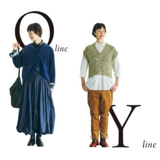 【50代の着やせシルエット】Oライン＆Yラインでぽっこりお腹を隠す！ 体型カバー＆着やせテク