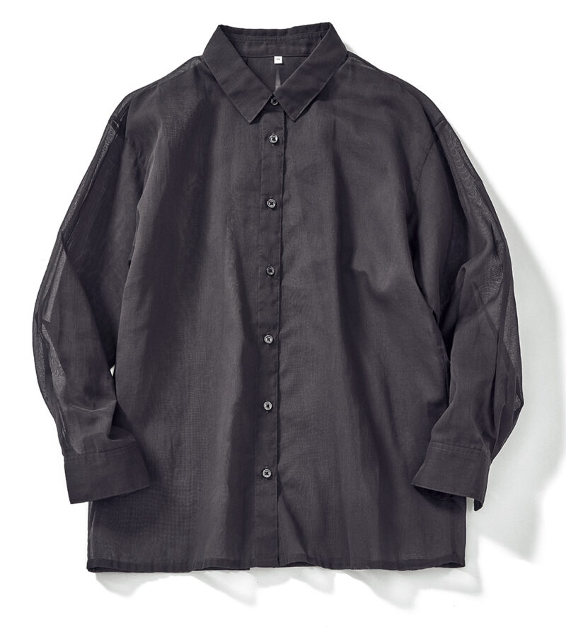シアーシャツ¥3,990/無印良品 銀座